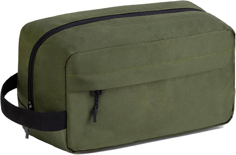 Necessaire de viagem Vorspack para homens, suspensa, em poliéster, Verde