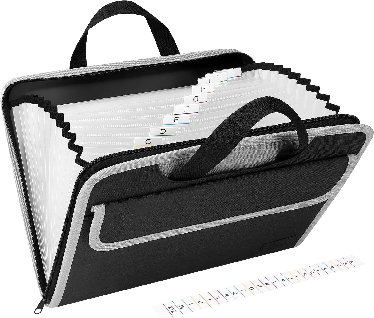 Portable Business Briefcase Bag Envelope Expanding File