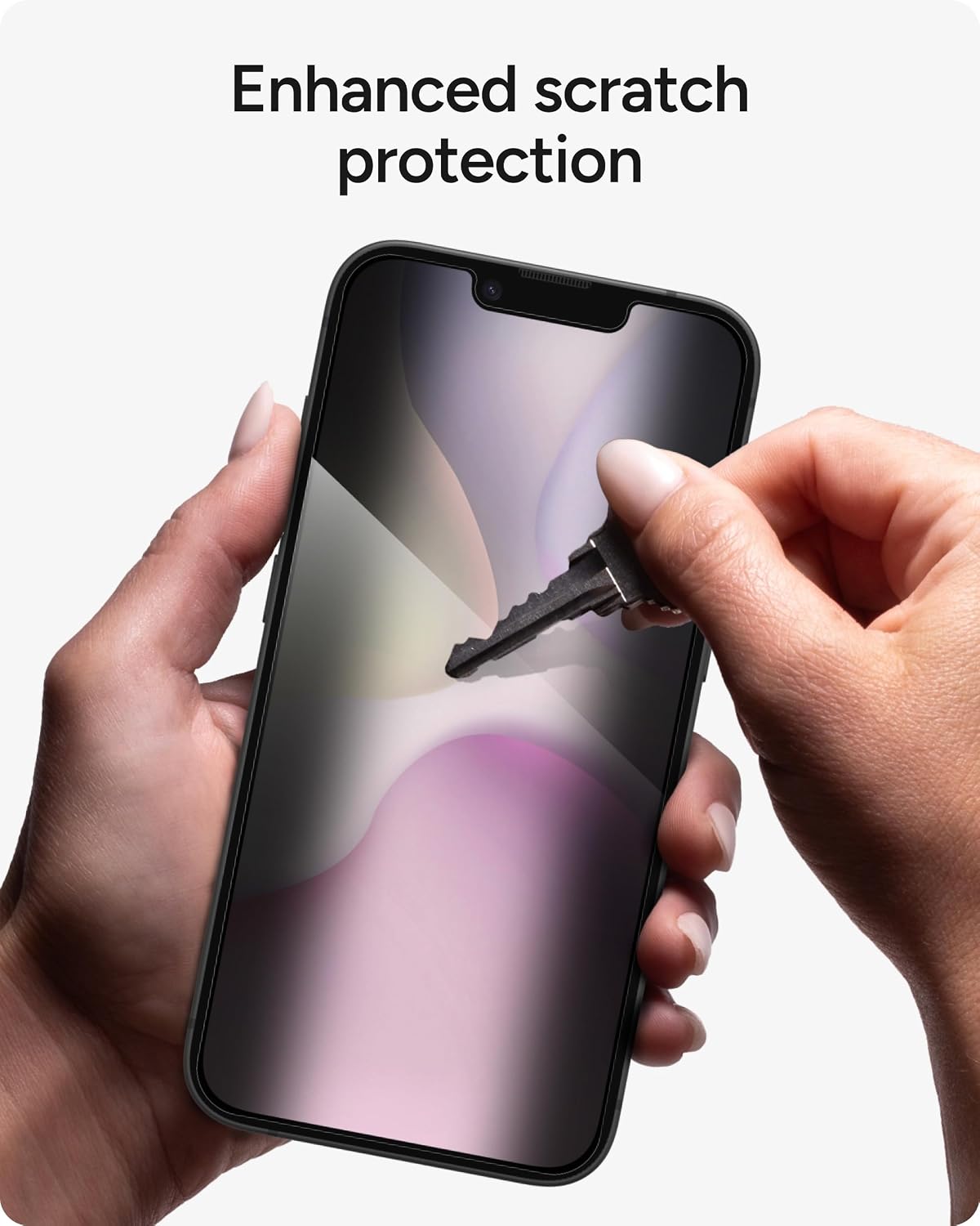 ZAGG Glass Elite Privacy 360 Screen Protector for Apple 17e/ 16e/ 14/13/ 13 Pro - Four-Way Privacy Filter, 5X Tougher, Anti-Fingerprint Technology, InvisibleShield, Easy to Install
