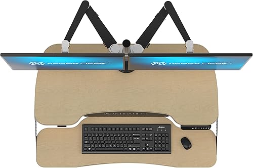 Miniatura 51 de VERSADESK® PowerPro™ Elite 40" x 24" - Convertidor de escritorio eléctrico ancho controlado por aplicación con puerto de carga USB. Eleva hasta 20