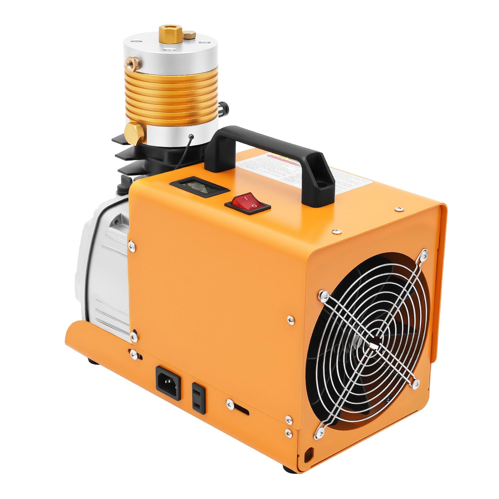 Pompa ad aria ad alta pressione, 1,8 kW, pompa ad aria elettrica, pressione di gonfiaggio 30 MPA, bombole di gas, separatore di olio e acqua, manometro, portatile, industriale, raffreddata ad acqua