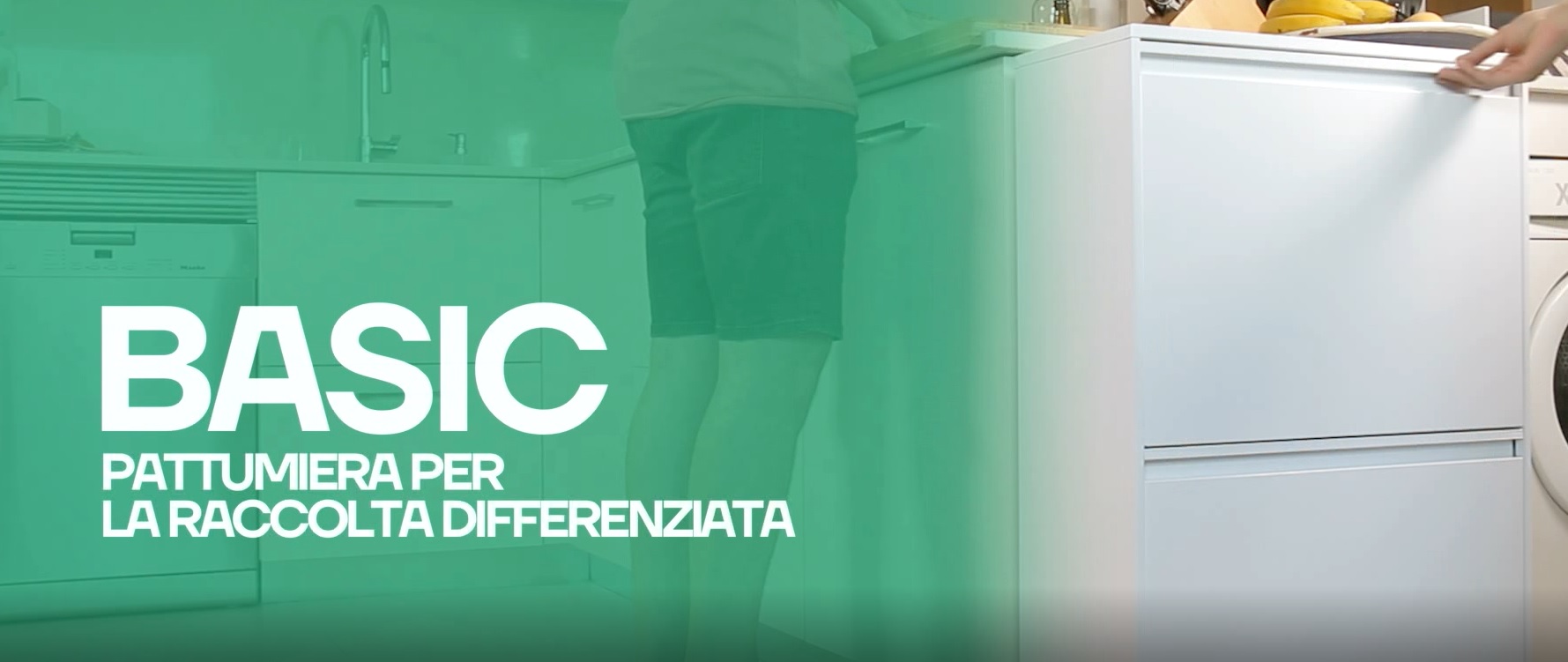 Pattumiera Differenziata 3 Scomparti Arregui Con Secchi 17L - Grigio - Foto 10