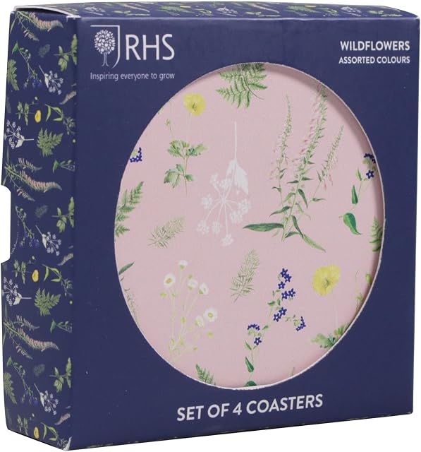 Coasters Set of 4 - RHS (Wildflower)