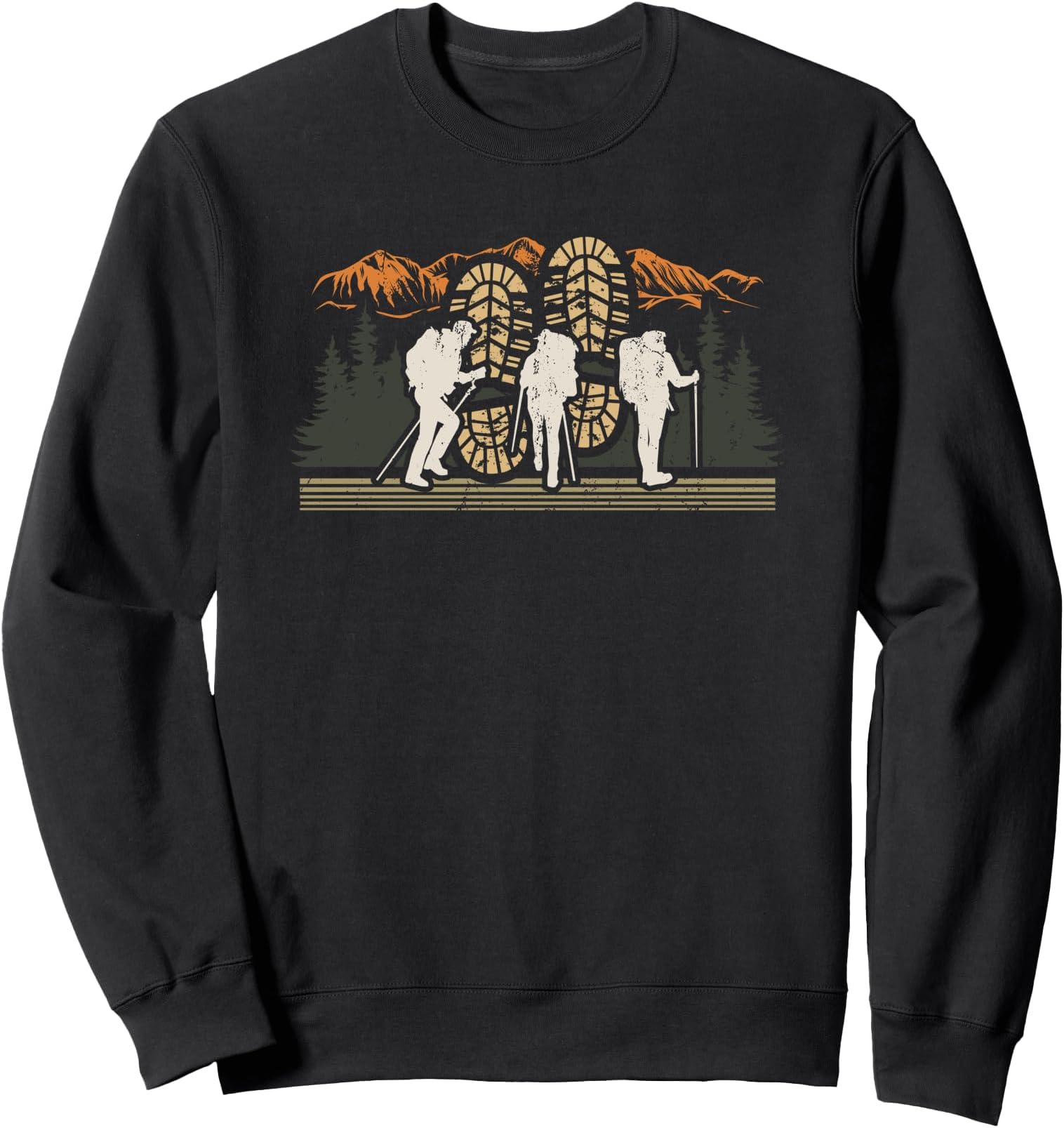 Hiking Gear Essentials Mountain Hiking Camping Sweatshirt