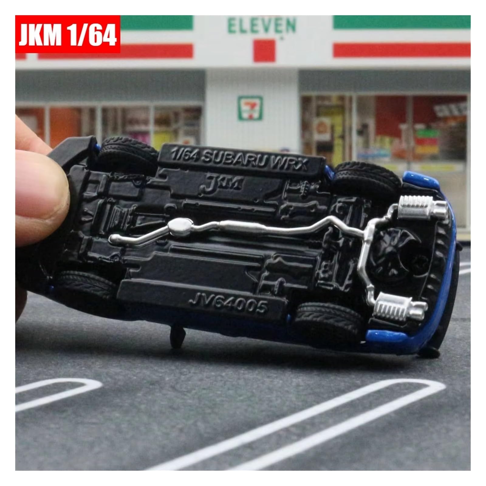 Modelo De Coche De Carreras De Juguete STI WRX A Escala 1/64, Aleación De Metal Fundido A Presión, Ruedas Libres, Regalo De Colección.(Yellow,No Box)
