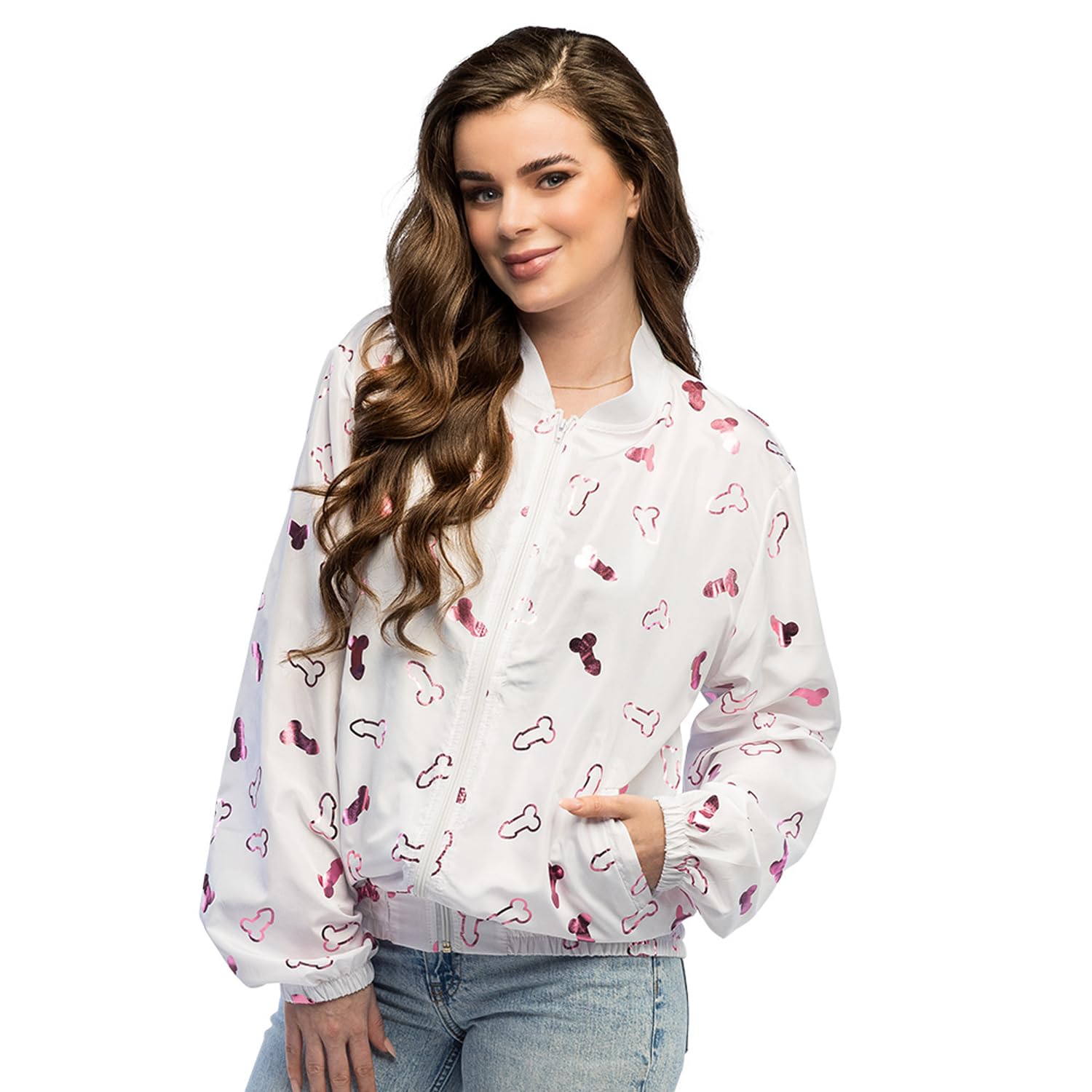 Boland - Printed Tracksuit Jacket for Costume, Stag Party, Carnival and Festival
