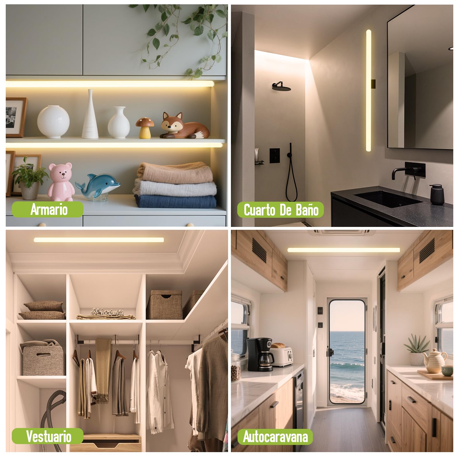 Linestra LED S14D 50cm 12W Equivalente a 90W 1100LM Blanco Cálido 2700K LED Lineal Lámpara Angulo de Haz 180° S14S Bombilla Tubo 1 Casquillo para Cocina Baño Espejo No Regulable