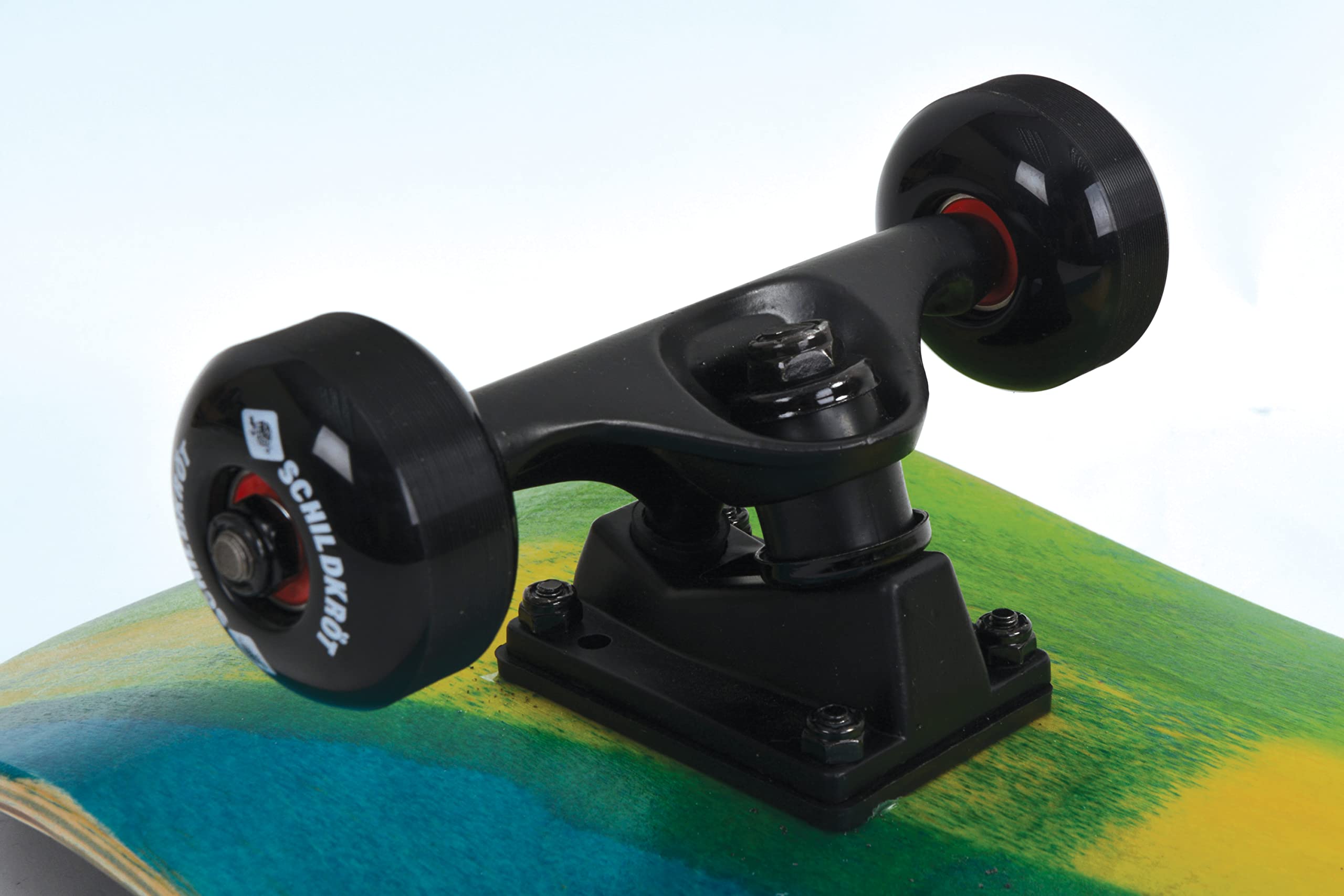 Schildkröt Skateboard Bigflip 31", Planche Complète Premium, Forme Concave avec Double Kick et Ruban Adhésif, Roulements à Billes ABEC9, Design: Splash, 510671