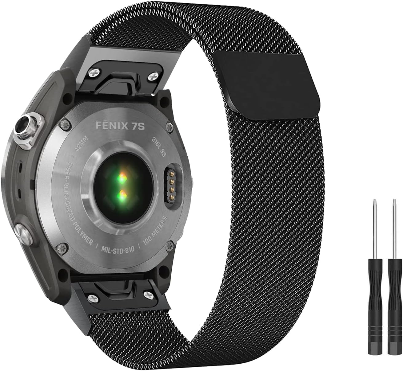 ZoRoll Strap QuickFit 20 mm Compatible with Garmin Fenix 8
