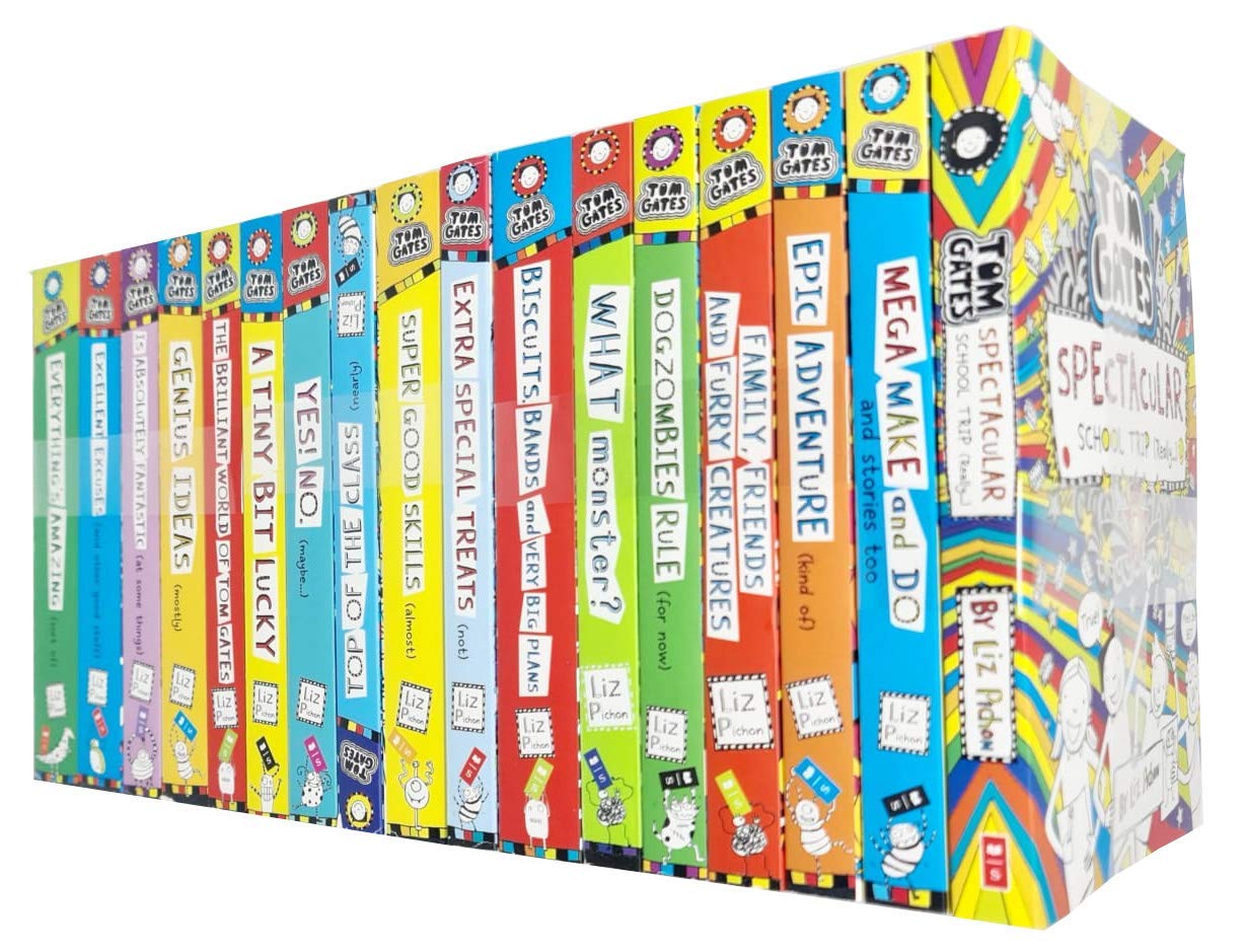 Tom Gates Collection 17 Books Set By Liz Pichon (The Brilliant