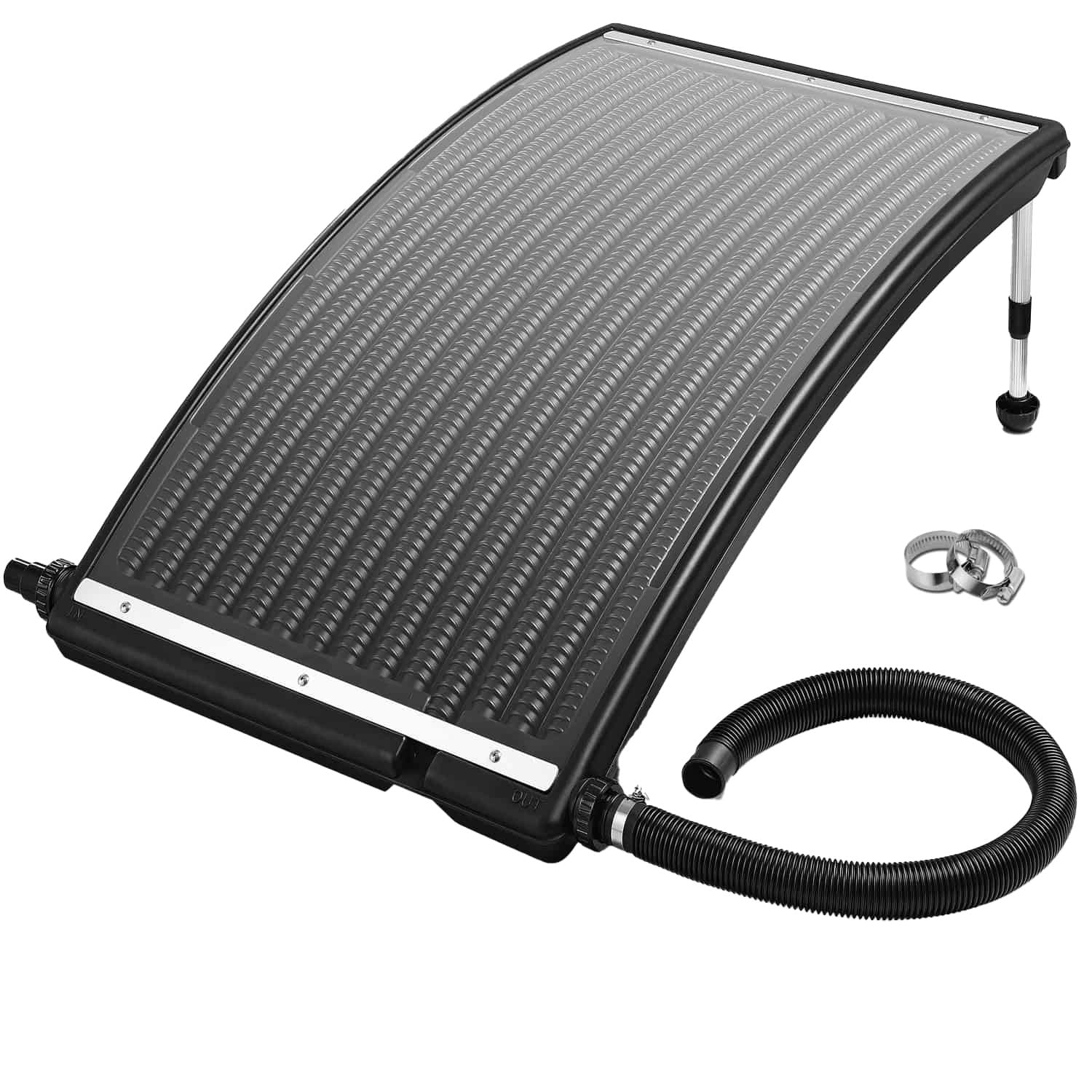Mauk® Solar Poolheizung Komplettset | Poolheizer Solarkollektor 10000 L/h - 112x66x14cm Sonnenkollektor für Swimming Pool, Whirlpool, Spa