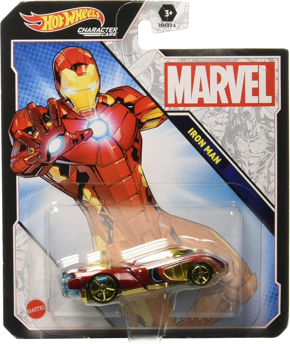 Character Cars, Marvel Iron Man, Toy Vehicle for Kids Aged 3 and Up…
