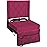 Sheenive Stadium Seats for Bleachers with Back Support, Bleacher Seats with Backs and Cushion Wide, Padded Portable Folding Comfort Stadium Chair with Shoulder Strap, Perfect for Sports Events, Maroon