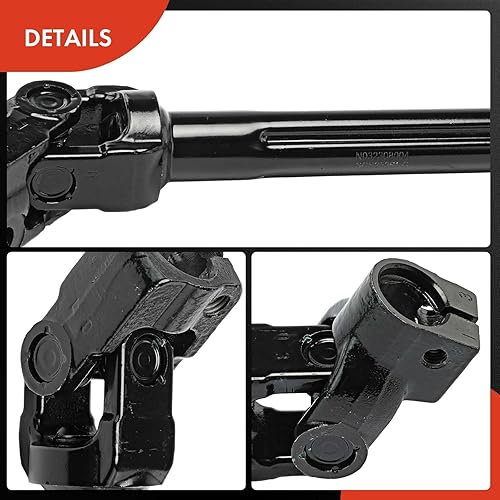 Miniatura 7 de A-Premium Eje de dirección intermedio inferior Eje de columna de dirección compatible con Ford F-150 2004-2008 y Lincoln Mark LT 2006-2008, repuesto