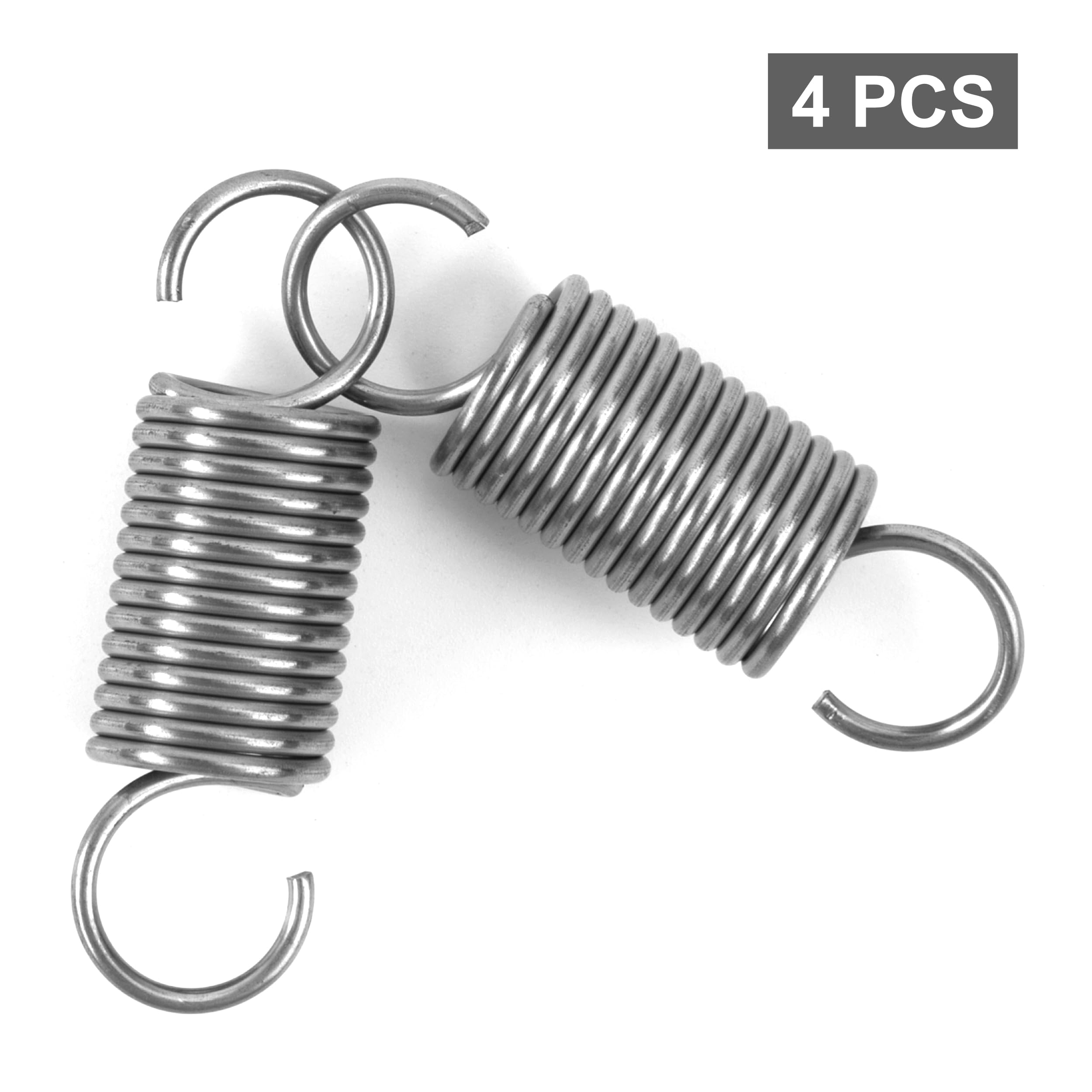 Edelstahl Zugfeder mit Haken in 9 Grössen Zugkraft 6,5 kg bis 30 kg auswählbar Spannfedern, Modellbaufeder, Universal Feder (6,5 kg / 65x17,6x1,7mm