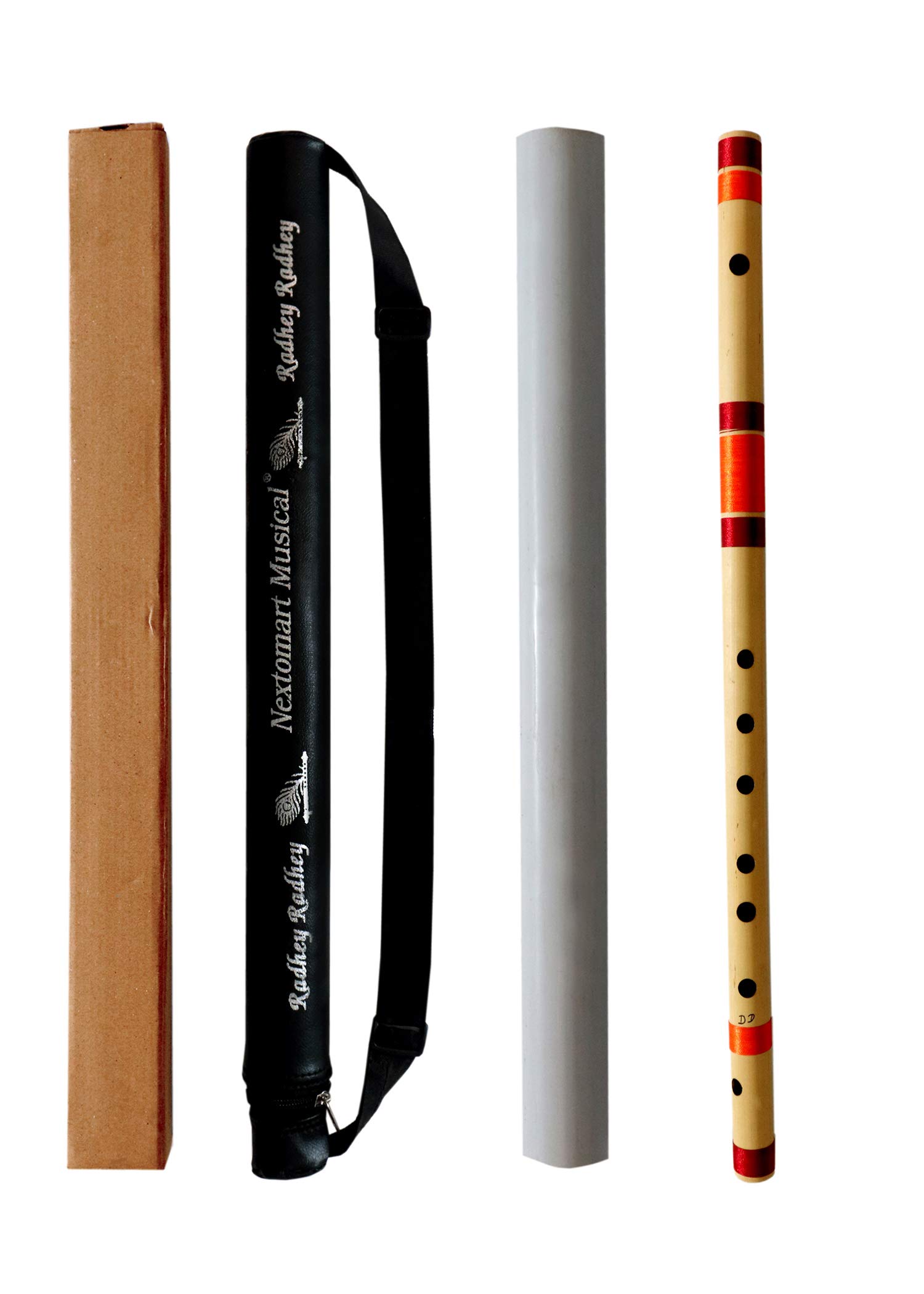 NEXTOMART Musical Flutes DD Base Bamboo Flute Bansuri with Flute Carry Bag Free (24 Inch)-picture-15
