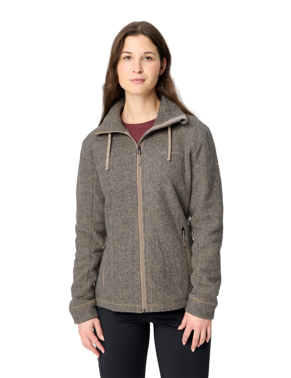 VAUDE Chaqueta de forro polar para mujer, muy cálida para invierno, para senderismo, viajes y uso diario