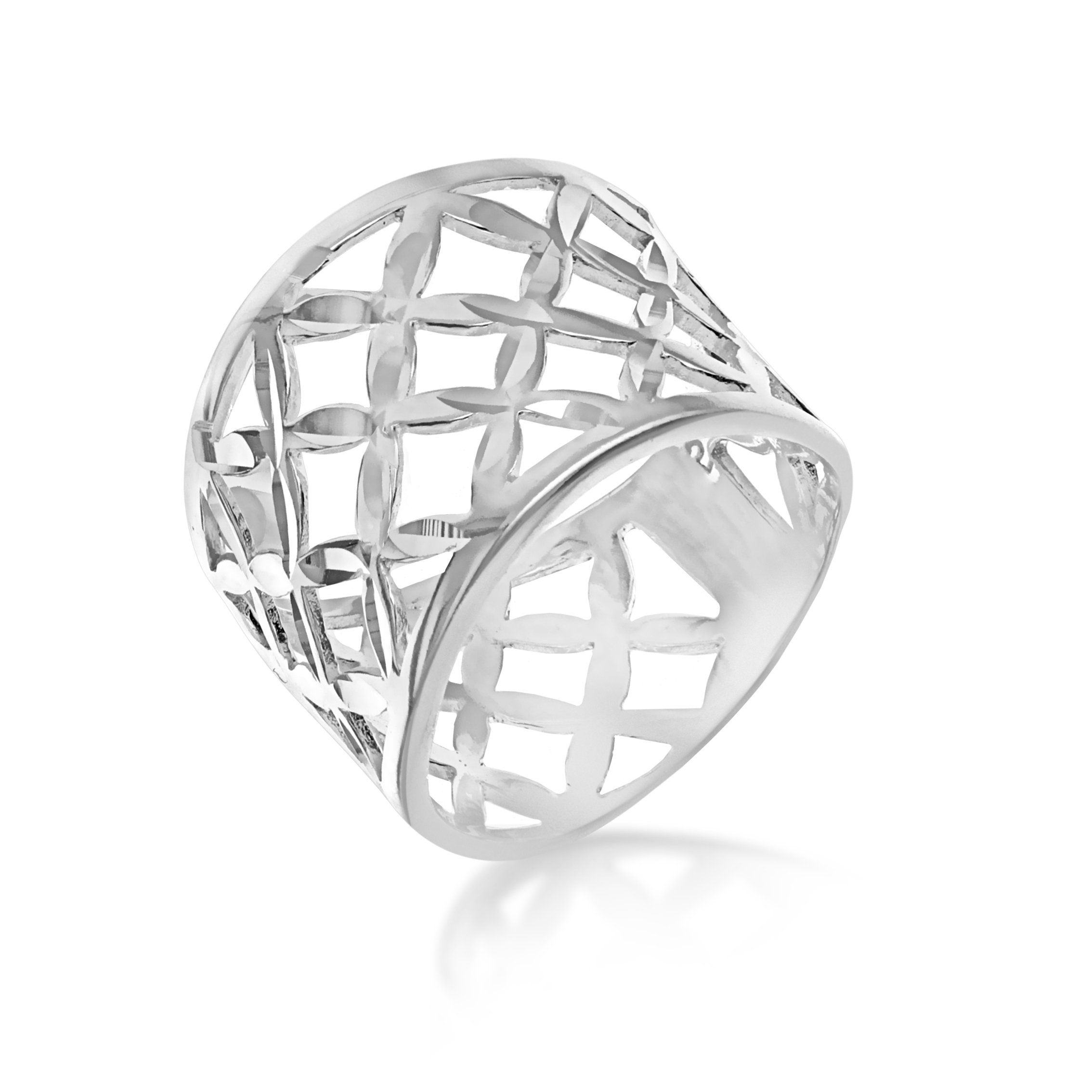Tuscany Silver Anillo de plata de ley (925/1000), sin gema