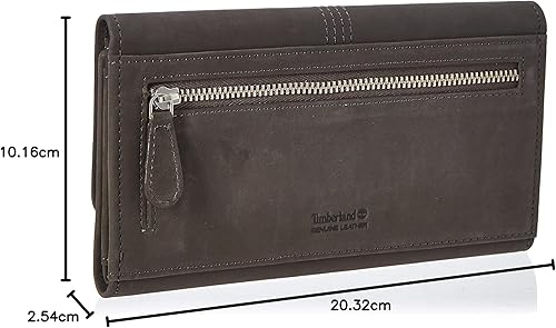Miniatura 10 de Timberland - Cartera de piel con solapa RFID para mujer estilo Castlerock nobuck talla única Black (Exotic), Black (Pebble), Brown (Cloudy), Camo,