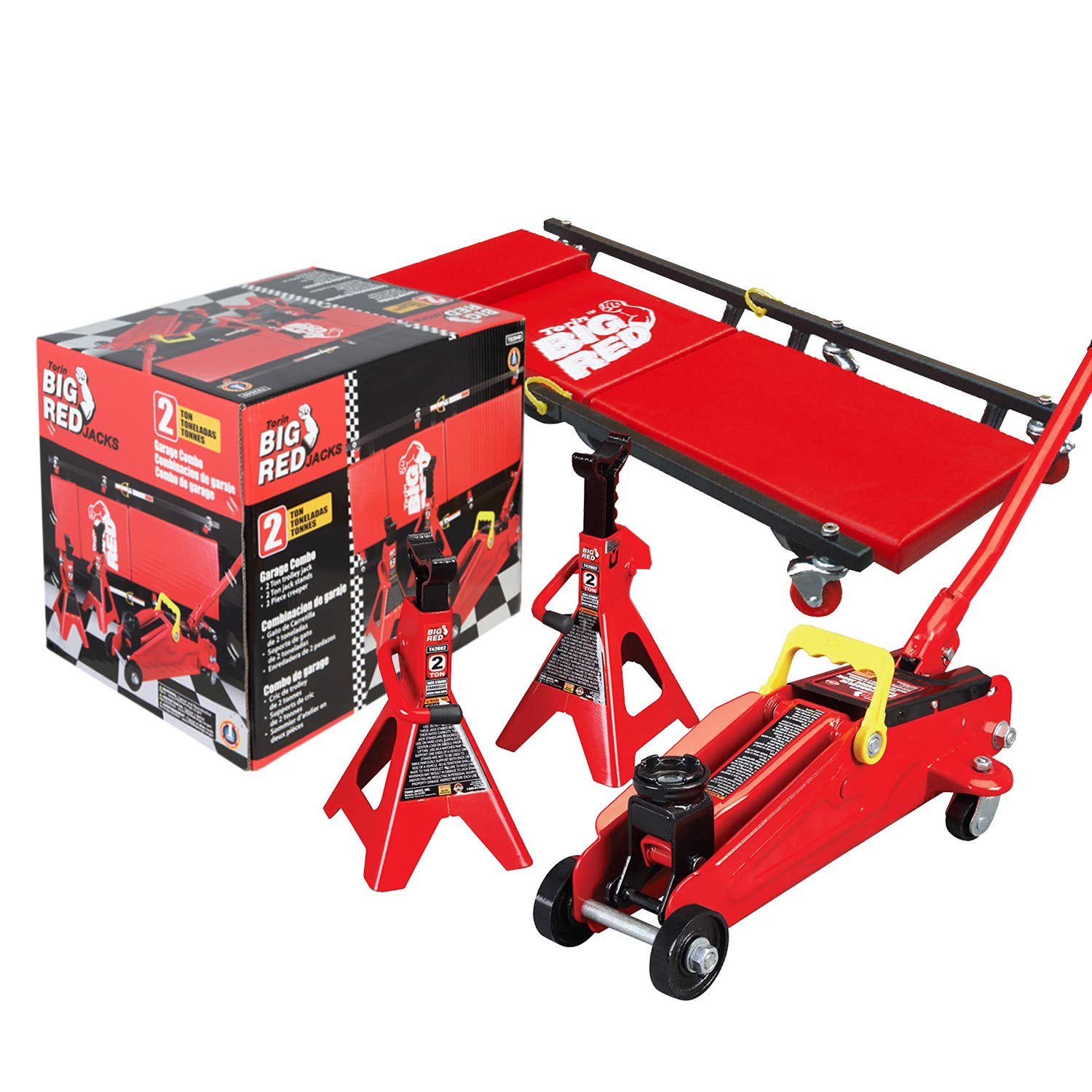 Buy BIG RED T82040 Torin Hydraulic Trolley Floor Service/Floor Combo