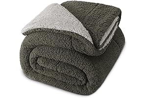Bedsure Sherpa Fleece Throw Blanket for Couch