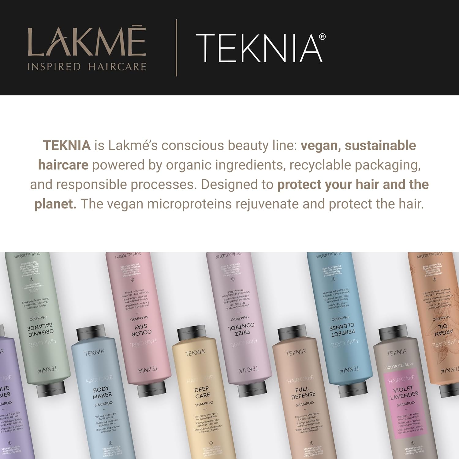 Lakmé Teknia Color Stay Travel Pack - 3.4 oz sizes of Color Stay Shampoo, Conditioner & Treatment - Image 9