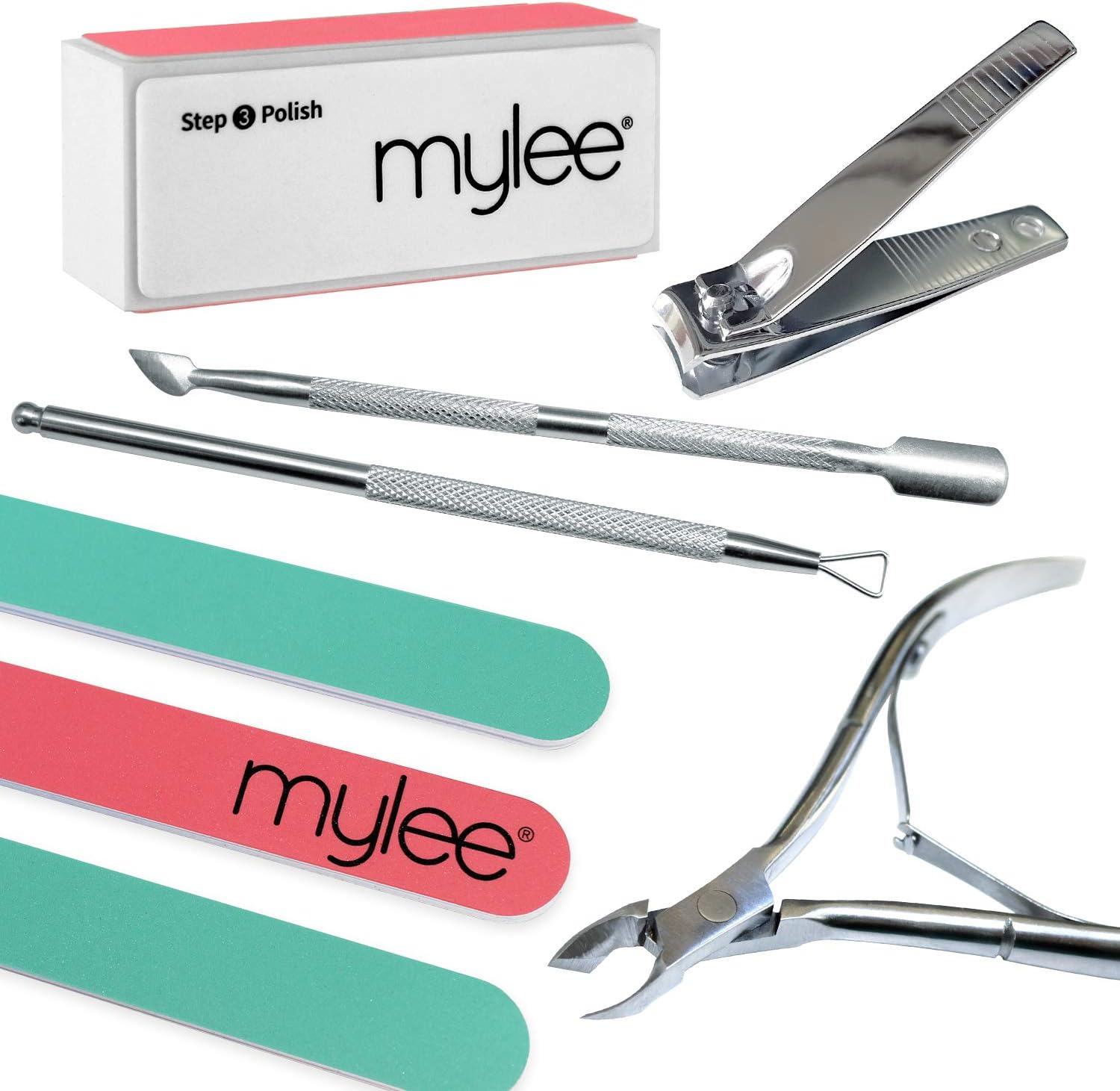 Mylee Manicure Tool Kit Professional Salon Tools to prep nails for UV