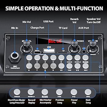Amazon.com: Karaoke Machine with Upgraded 6.5