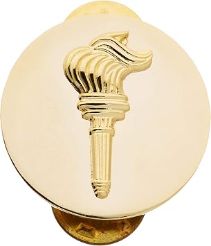 EagleEmblems P10421 Pin-Army, Enl, ROTC Torch Gld 1-1/16