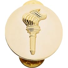 EagleEmblems P10421 Pin-Army, Enl, ROTC Torch Gld 1-1/16