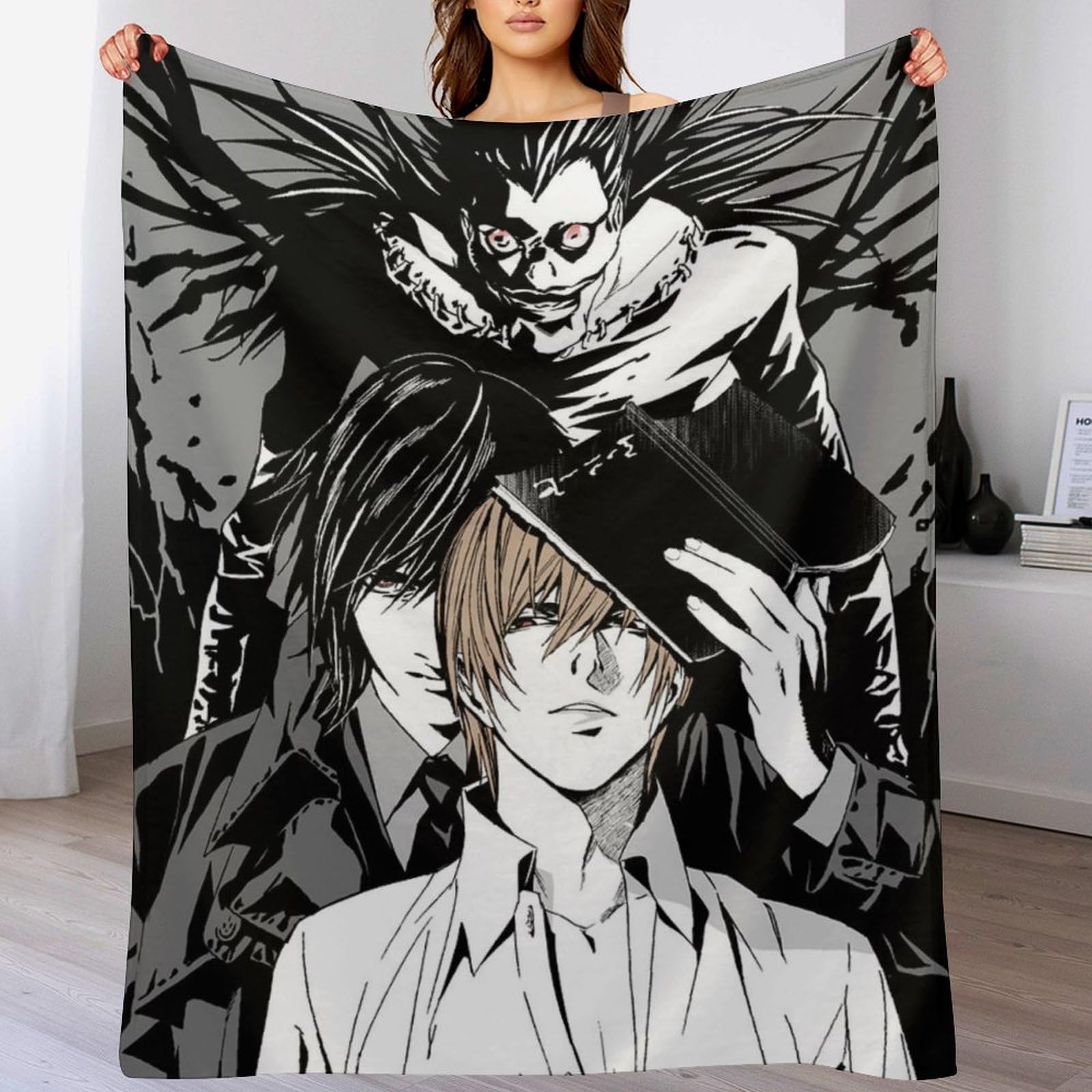Amazon.co.jp: 毛布 『DEATH NOTE』デスノート 厚手 30