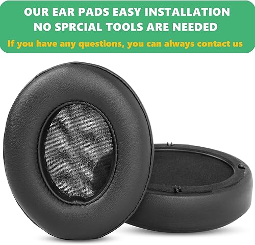 Miniatura 6 de TaiZiChangQin W855BT - Almohadillas de repuesto compatibles con Edifier W855 W855BT W-855 W-855BT W 855 855BT de piel de proteína para auriculares