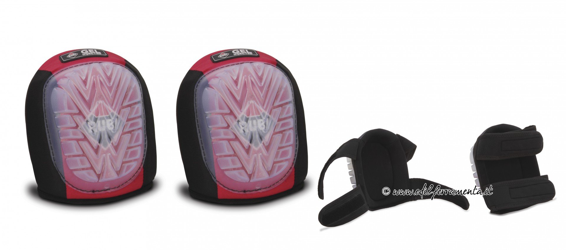 Rodilleras Gel Comfort – Paquete de 2 unidades – Rubi 81998