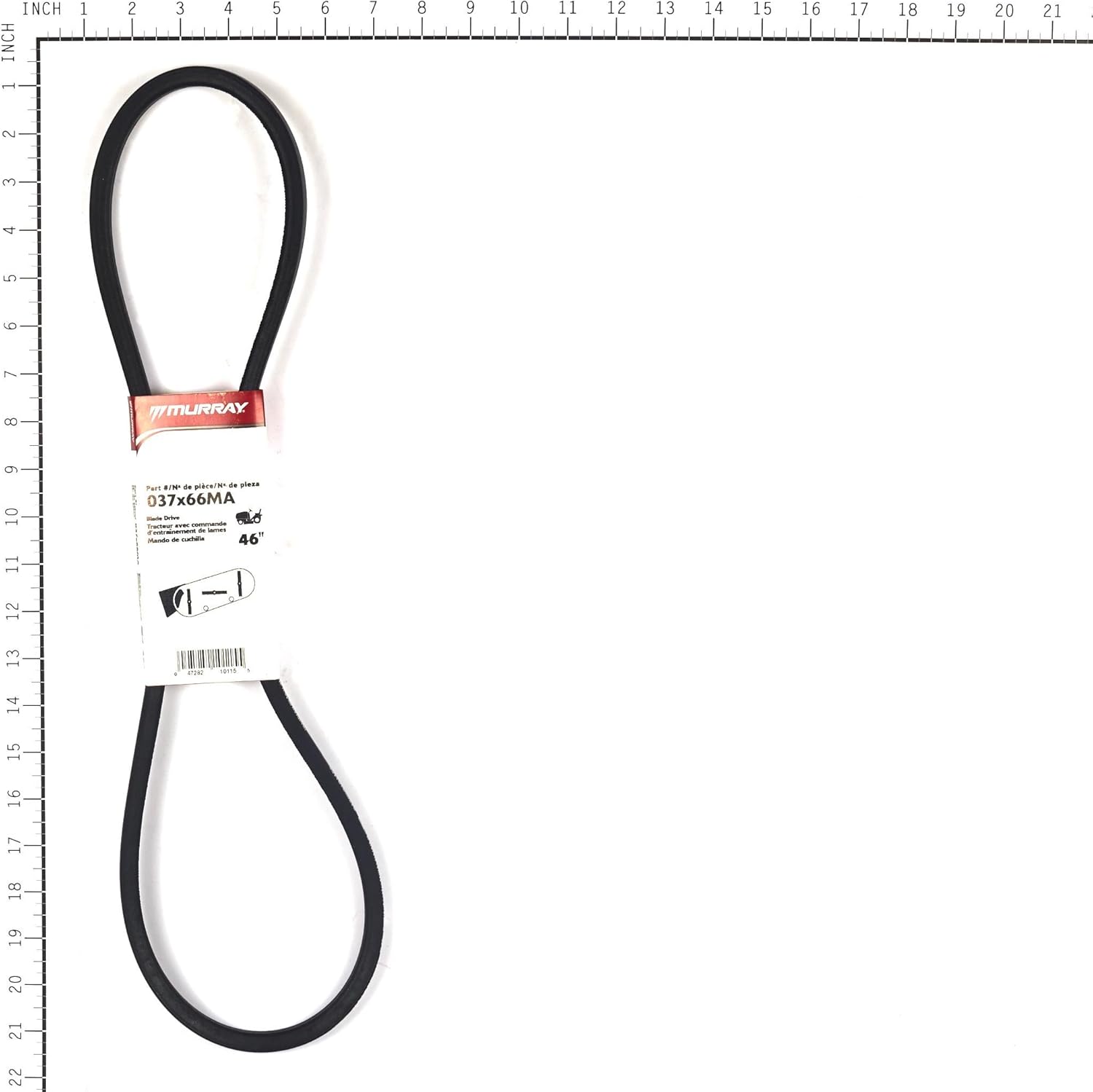 Murray 46 Secondary Lawn Mower Blade Belt '97 & Up 37X66MA