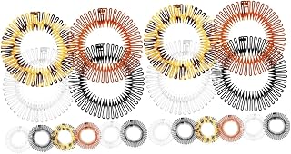 Beaupretty 20 Pçs Pente De Mola Peruca Pente Faixas De Cabeça Círculo Flexível Pente Zig Zag Tiaras Pente De Cabelo Para Mulheres Faixa Elástica Pente De Plástico Pentes De Cabelo Elásticos