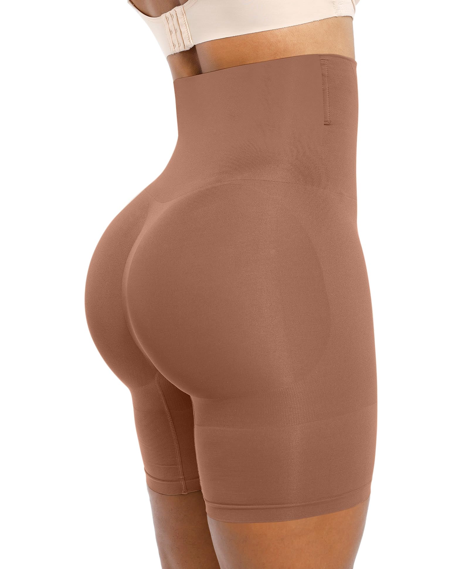 SHAPELLX Tummy Control Shapewear for Women High Waisted Body Shaper Shorts Thigh Slimming Underwear