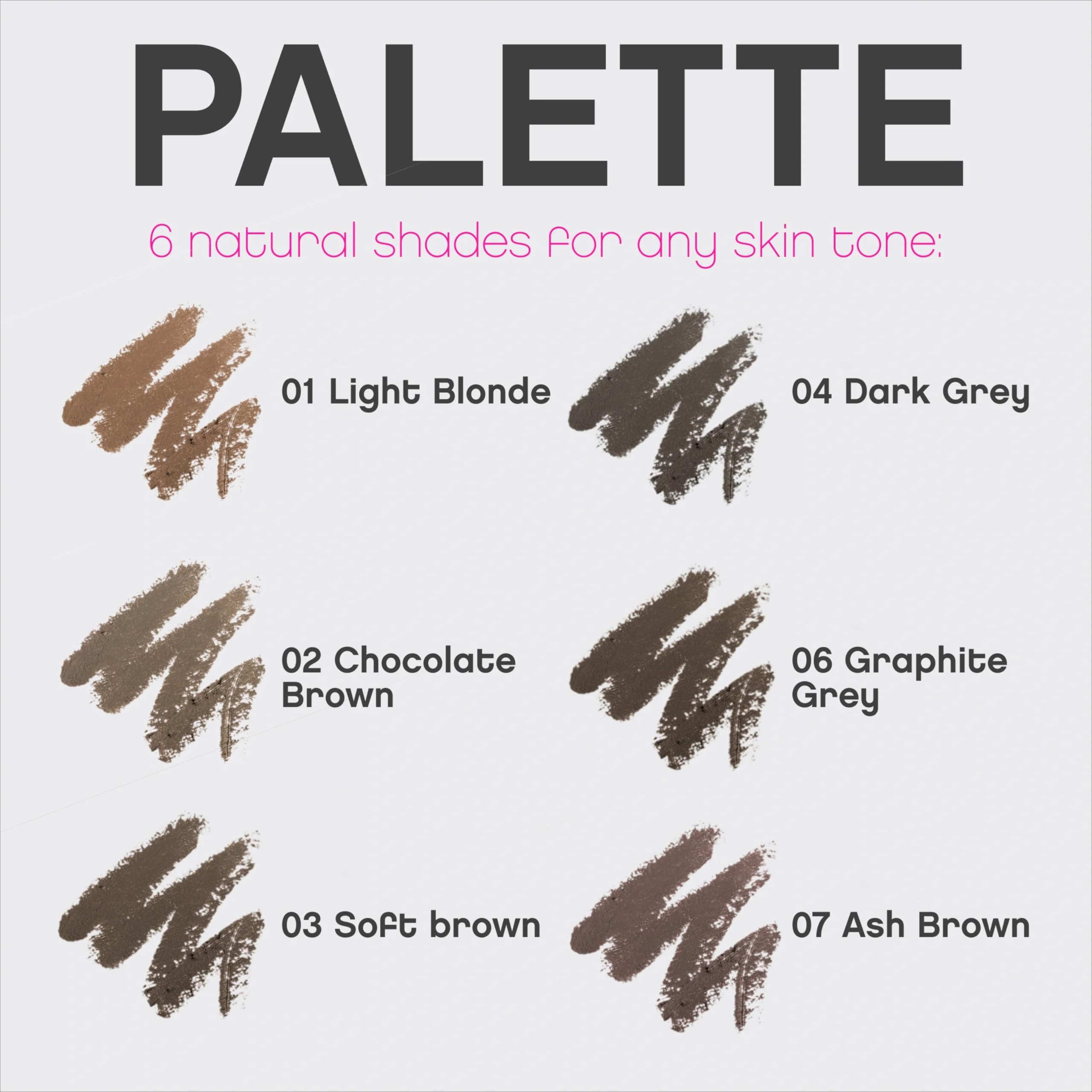 Vivienne Sabó | Brow Arcade Matita Automatica Sopracciglia 01 Light Blonde | Waterproof, Formula in Cera, Scovolino, Effetto Microblading, Lunga Tenuta, Punta Fine, Styling