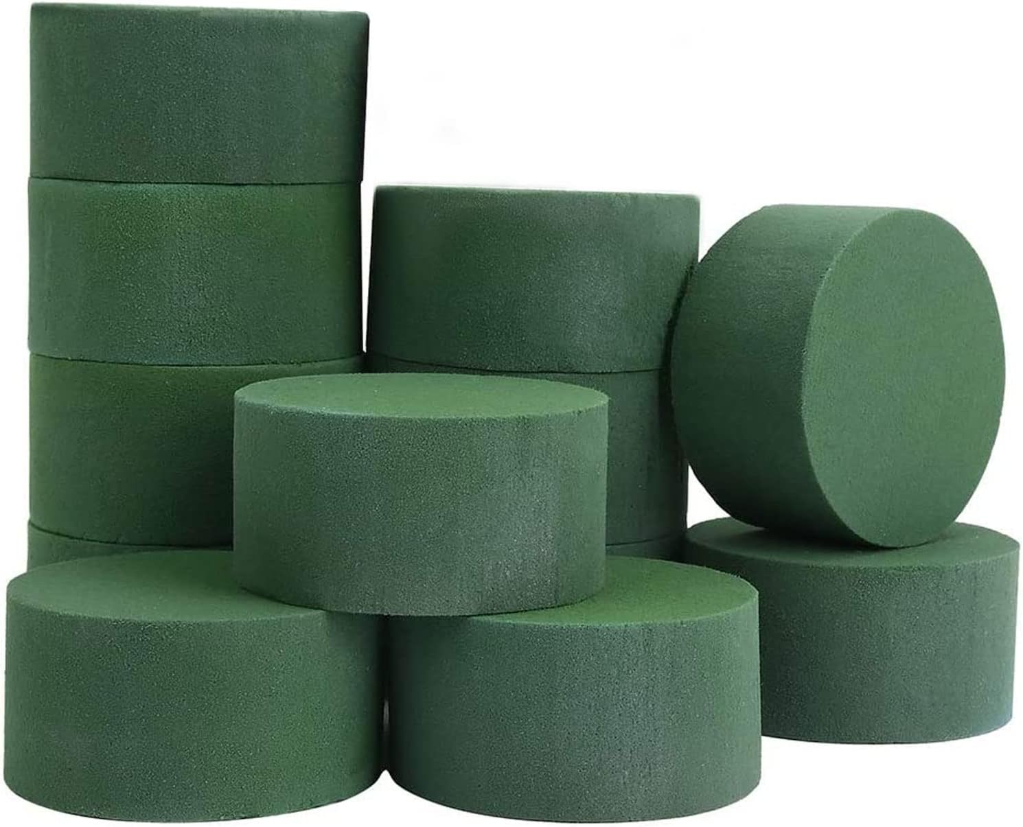 12 Pack Floral Foam DIY Round Flower Arrangement Kit Wet Floral Foam