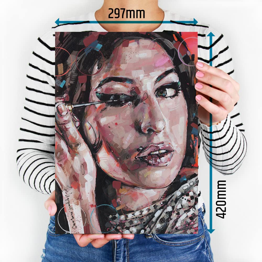 Jazz and Soul 02 Poster musicale 29,7 x 42 cm (A3) - incorniciato e firmato