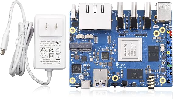 Orange Pi 5 Plus 4GB/8GB/16GB LPDDR4/4x Rockchip RK3588 8-Core 64-Bit Single Board Computer with eMMC Socket, Development Board Run Orange Pi/Linux/Ubuntu/Debian/Android OS (GB, 16)
