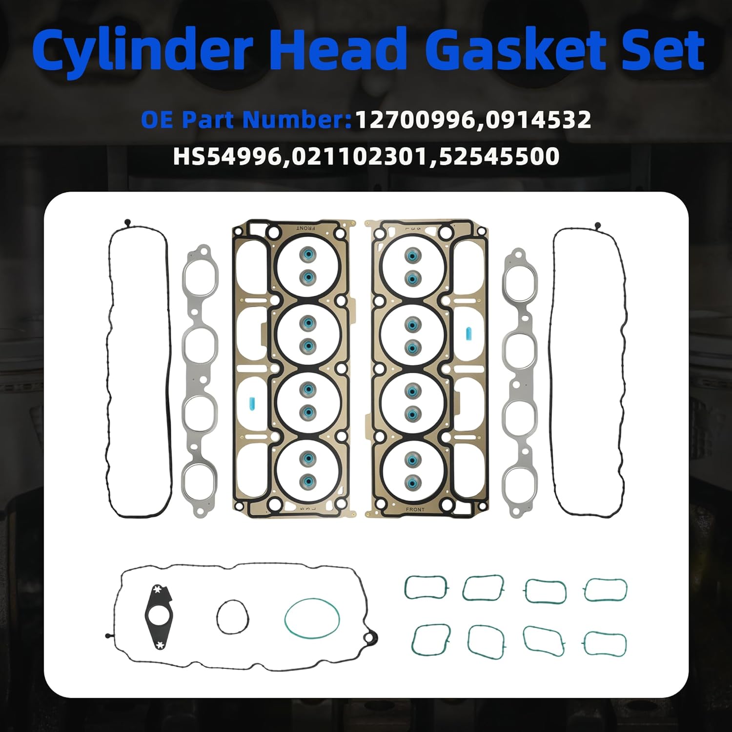 5.3 NON AFM DOD Disable Camshaft Lifter Kit Head Gasket Set Fit For Chevrolet Silverado 1500 Suburban Tahoe For GMC Sierra 1500 Yukon 5.3L V8 2014-2022 12672469 12700996 HS54996 17122490 25341990