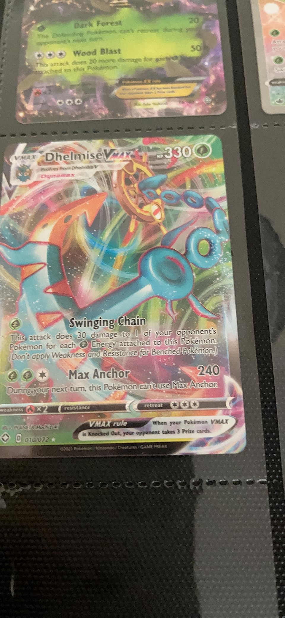 dhelmise vmax pokemon card value Amazon.com: Dhelmise VMAX - 010/072