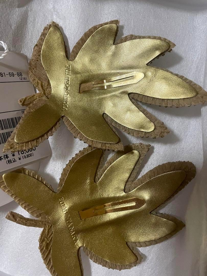 fumie tanaka ゴールド ビーズ ヘアピン