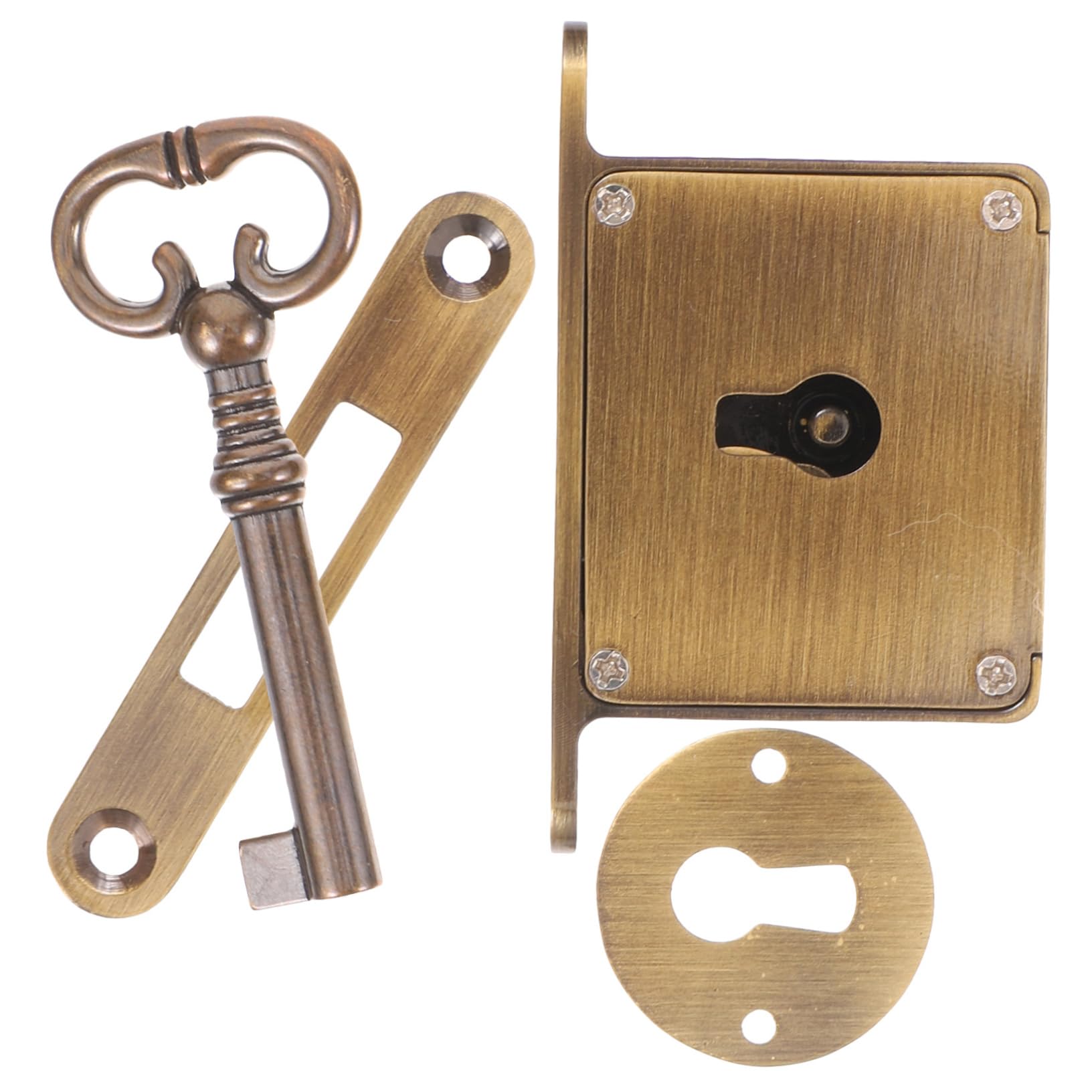 HOMSFOU 3sets Serratura Per Vintage Per e Mobiletti Facile Installazione Design Per Valuables e