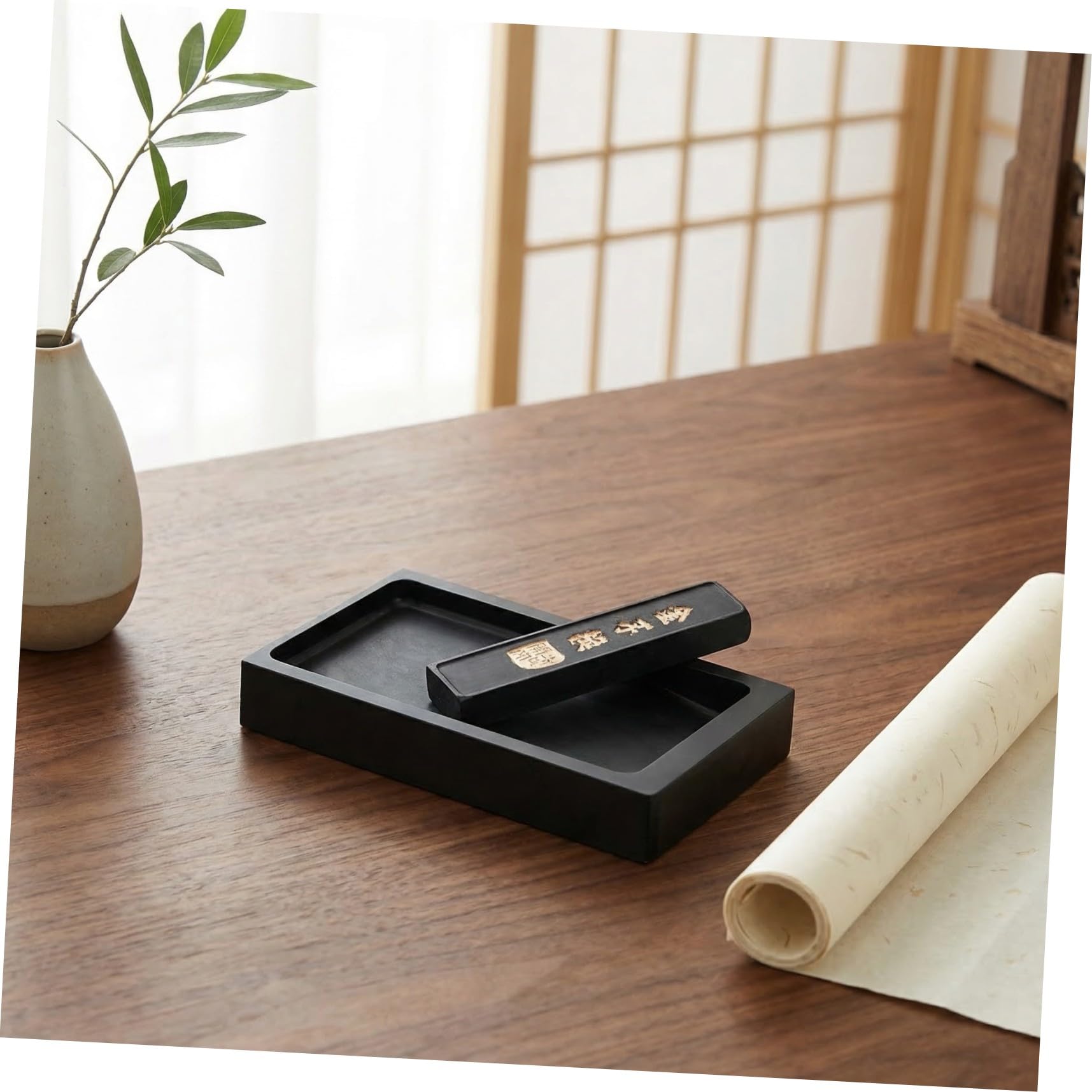 SEWACC 5ensembles Pierre à Encre Chinoise Avec Encre Accessoire De Pour Débutants Et Artistes Pour Peinture Dessin