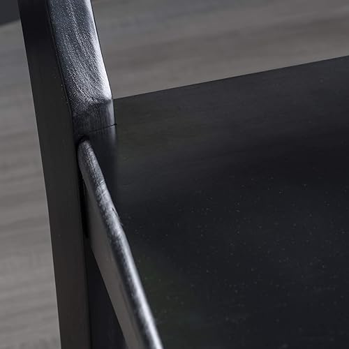 Miniatura 7 de Christopher Knight Home Roshan Farmhouse - Sillas de comedor de madera de acacia, color negro