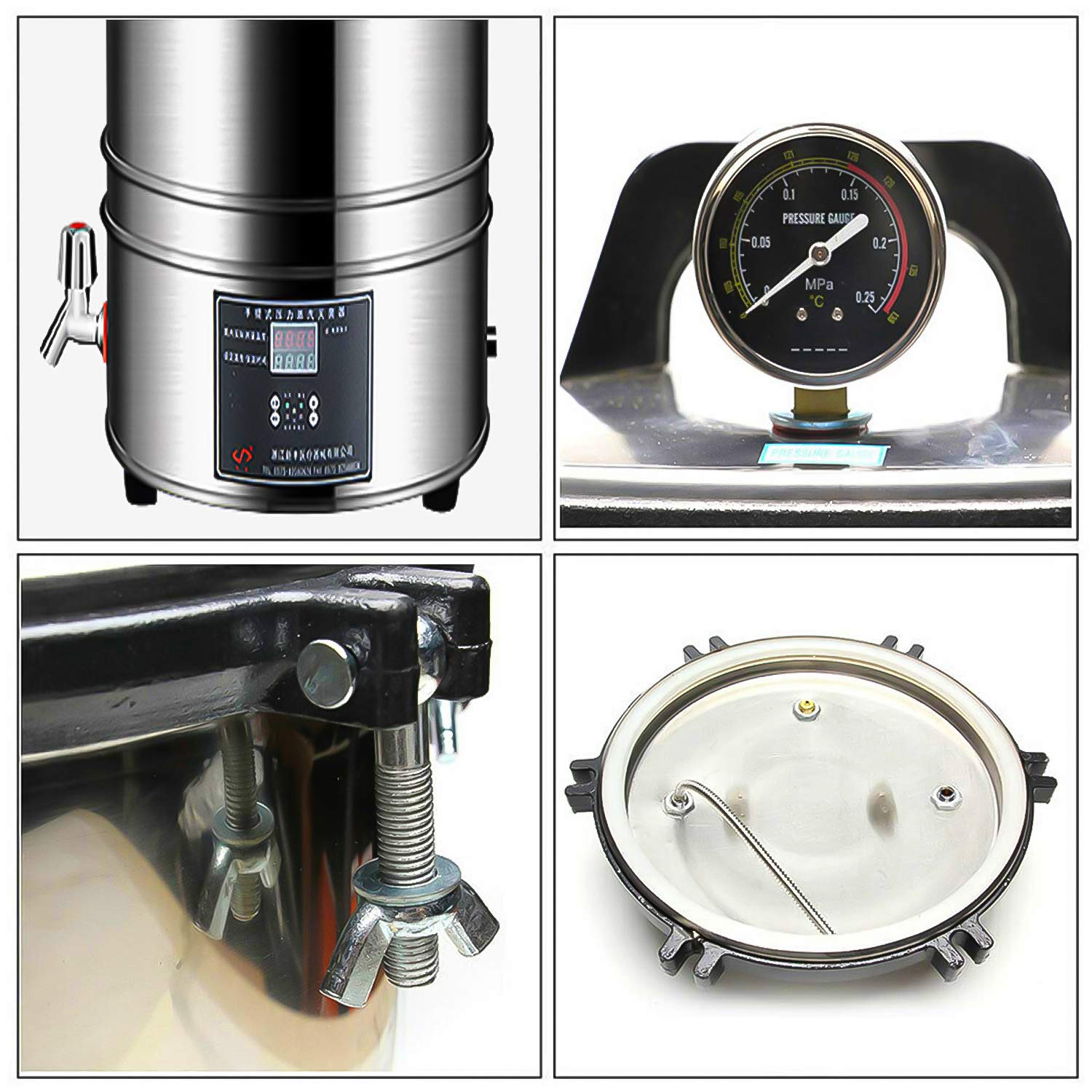 外国製オートクレーブ 外国製オートクレーブ 62-0854-21 スーパークレーブ HE220 【AXEL