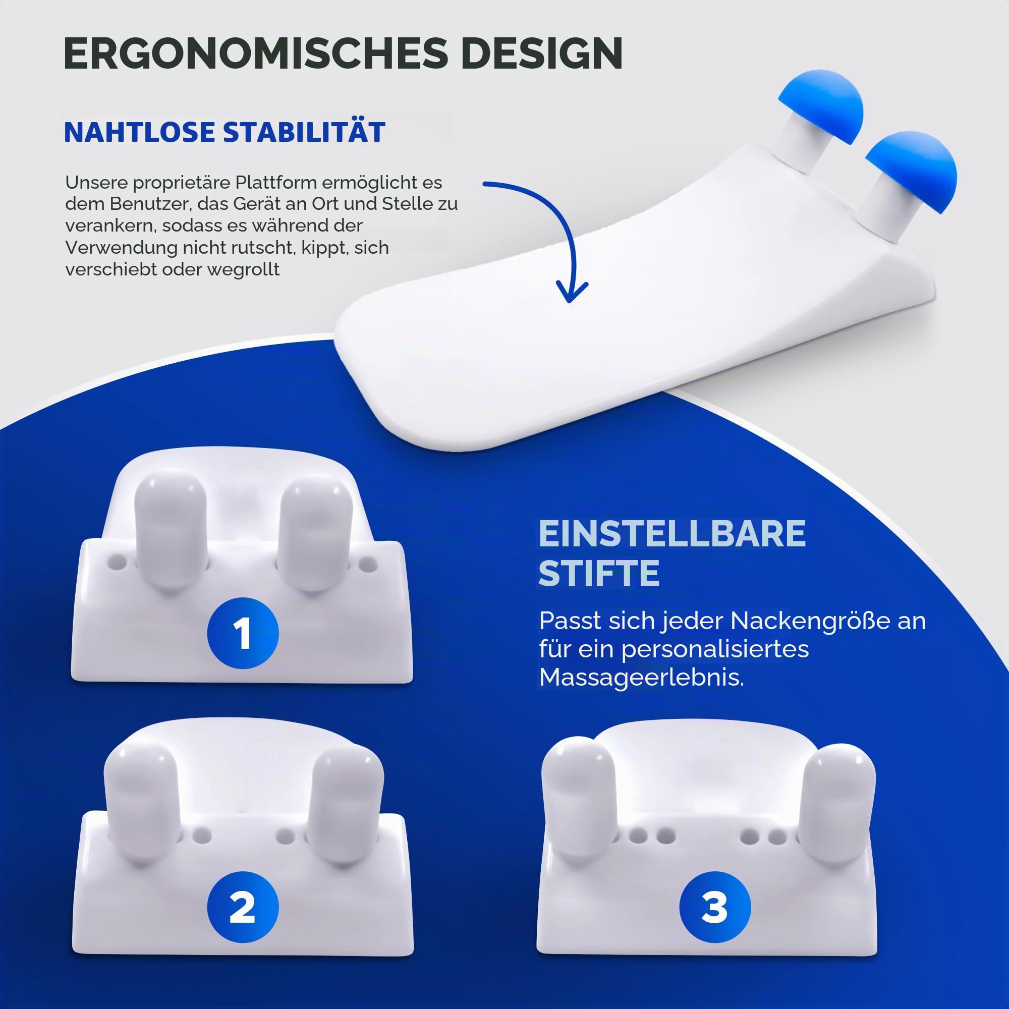 The Deep Tissue Doc Occipital Release Massage Tool - Bei Migräne Und Spannungskopfschmerzen