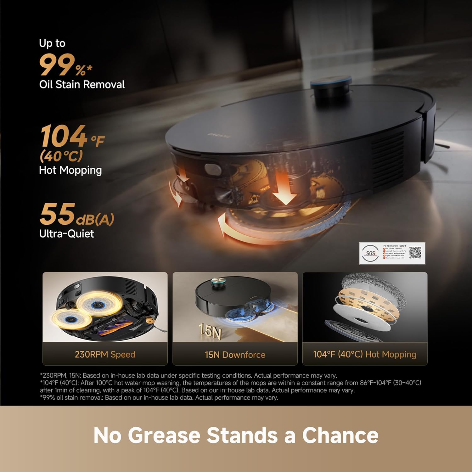 DREAME X60 Max Ultra Complete Robot Vacuum and Mop, Upgraded from X50 Series, 3.13in (7.95cm) Ultra-Thin Design, 35,000Pa Suction, Self Emptying&Refilling, Mop Self-Cleaning, 280+ Obstacle Avoidance