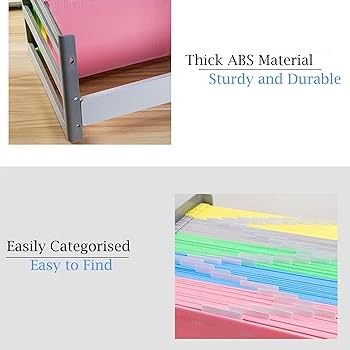 Durable Suspension File Basket Carry Case | For 30 A4 Suspension Files | Eco-Friendly Blue Angel | Extra Strong And Collapsible